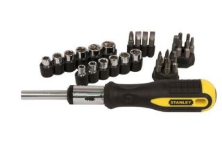 DESTORNILLADOR COPAS Y PUNTAS INTERCAMBIABLES 29 PZS