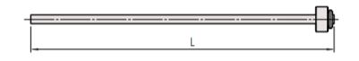 VARILLA INTERCAMBIABLE 175.00MM - 200.00MM