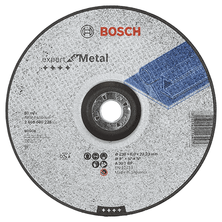 DISCO P/PULIR METAL 9&quot; X 1/4&quot; X 7/8&quot;