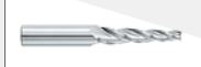 FRESA CONICA TUNGSTENO 3/16&quot; X 1/2&quot; X 1-5/16&quot; X 4&quot; 3F
