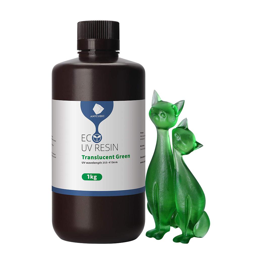 RESINA P/IMPRESORA 3D - VERDE 1000g