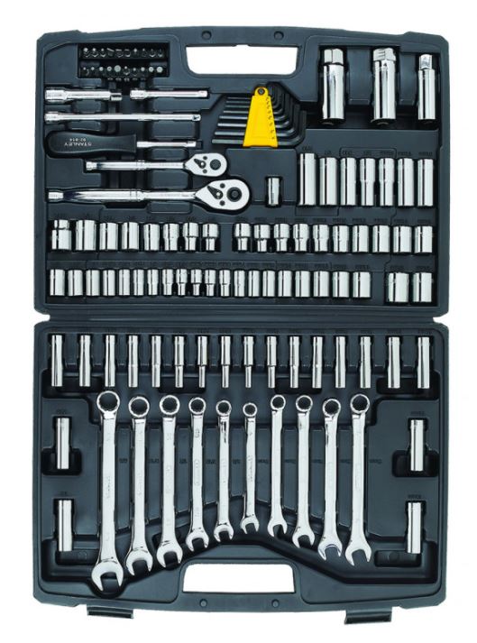 SET DE LLAVE COLA CORONA, ALLEN Y COPAS 123 PIEZAS