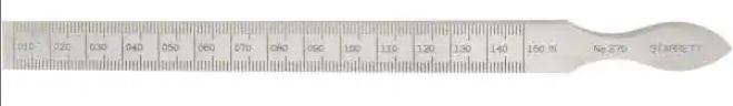 CALIBRADOR CONICO 0.01&quot; - 0.15&quot; X 6-1/4&quot; 1 HOJA