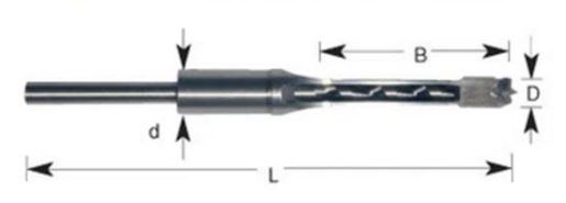 FRESA P/ RANURADO EN V 60° 1/2&quot; X 5/8&quot; X 1/4&quot;