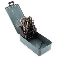 SET DE BROCAS COBALTO 1/16" - 1/2" 29 PIEZAS