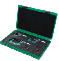 SET MICROMETRO DIGITAL P/EXTERIORES DE 0 - 4&quot; / 0 - 100.00 EN 0.00005&quot; / 0.001MM CON SALIDA DE DATOS