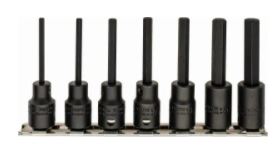 SET COPAS ALLEN DE IMPACTO 6.00MM - 17.00MM RAIZ 1/2&quot; 6 PIEZAS