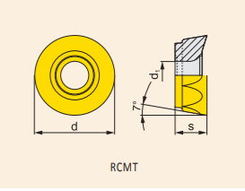 INSERTO P/FRESADO RCMT 1606MOSN-M 8330