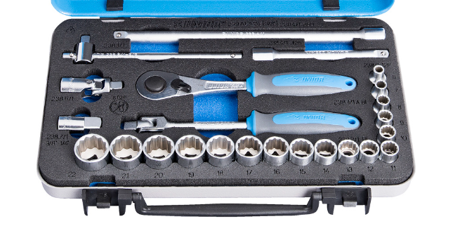 SET DE COPAS RAIZ 3/8&quot; 6.00MM - 22.00MM 24PZAS
