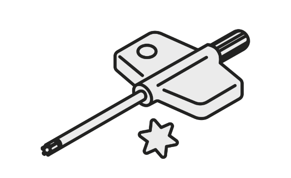 REPUESTO LLAVE TORX T07P