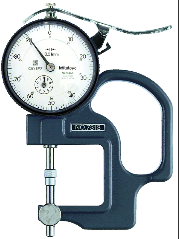MEDIDOR DE ESPESORES 0 - 10.00MM EN 0.01MM
