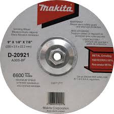 DISCO P/CORTE DE METAL 9&quot; X 1/8&quot; X 7/8&quot;