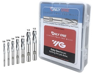 SET P/FRESADO HSS-PM 1/8 - 1&quot; - 4F ALTO RENDIMIENTO