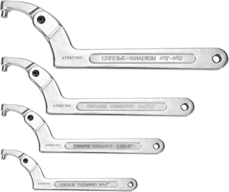SET LLAVE INGLESA AJUSTABLE 4PZAS
