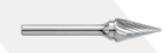 ROTAFRESA TIPO CONO 1/4&quot; X 1/2&quot; X 1/4&quot; SM-1