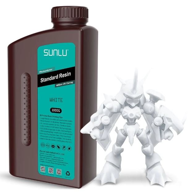 RESINA P/IMPRESORA 3D - BLANCO 1KG